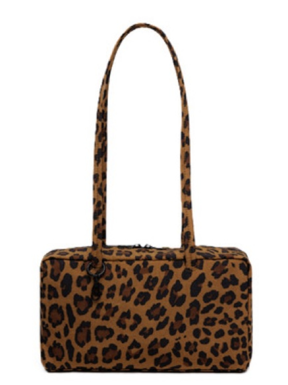 Baggu Small Nylon Bowler Bag in Leopard